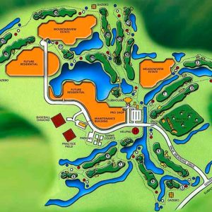 Palm Meadows Course Map