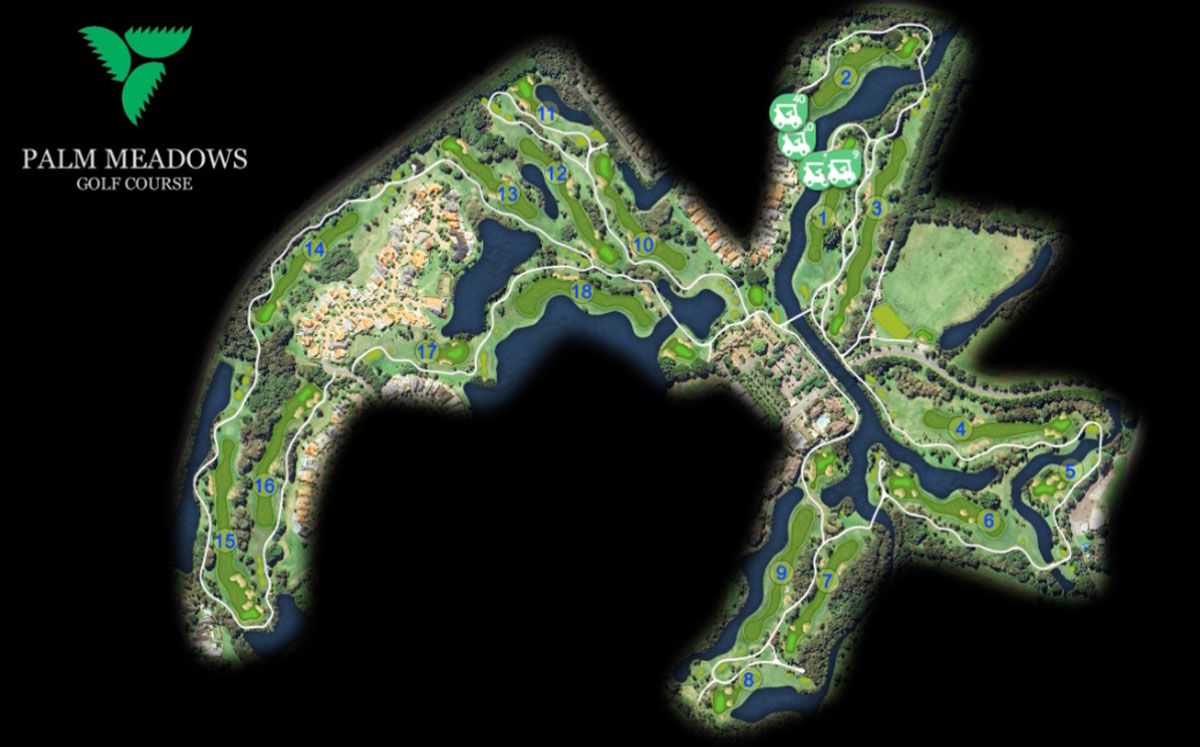 Course Layout - Palm Meadows